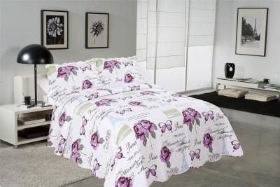 China Rose / Butterfly Cotton House Quilt Covers With Colorful Printed Pattern Styles for sale