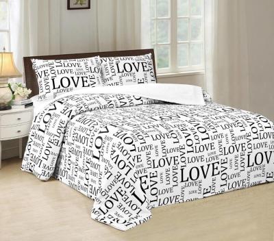 China Disperse Printed Four Piece Bedroom Set No Bleaching With PVC Booking Packing for sale