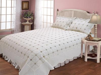 China Microfiber / Cotton Full Size Bed Sets With Geometric Pattern Designs for sale