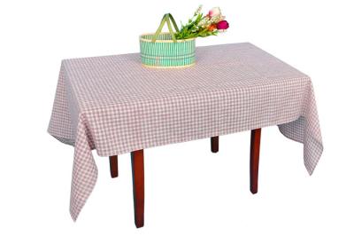 China 0.1mm - 0.3mm Thickness Checkered Table Cloth With Poly Viscose Fabric Material for sale