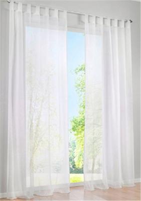 China 2 Piece Tulle Voile Office Window Curtains Breathable Type For Indoor Decoration for sale