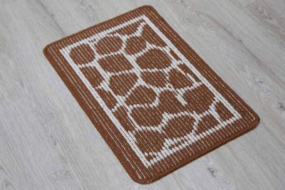 China Double Layer Outdoor Door Mats Fabric Stick Technics With Irregular Pattern for sale