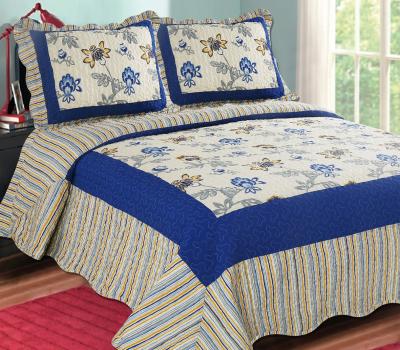 China Printed Embroidery bedroom beautiful comforter sets with frame for sale