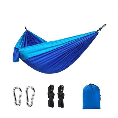 China Wholesale adult camping nylon outdoor portable hammock gear custom ultralight foldable parachute accessories logo hitch for sale