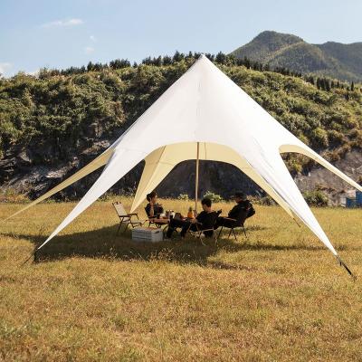 China Straight Tying Type Waterproof Logo Shelter Pole Shade Beach Tent White Portable Luxury Sun Shelter Party Event Outdoor Fabric for sale