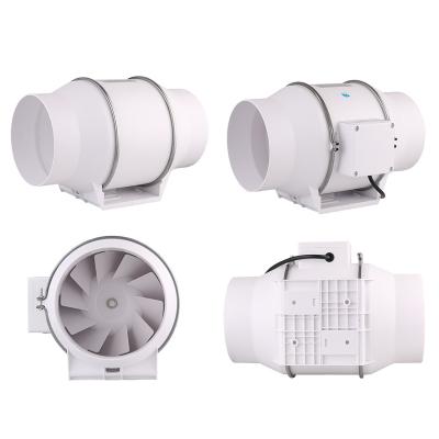 China Hotels 220v 5inch 4inch 16inch 10inch duct inline fan system with temperature controller for sale