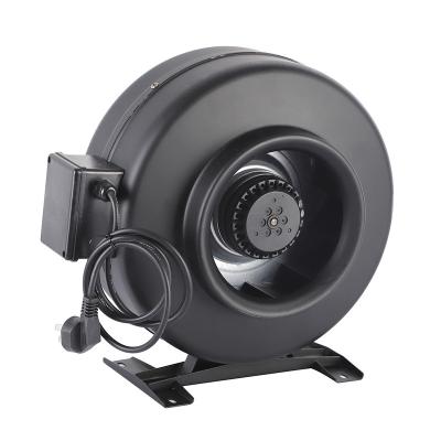 China Hotels AC 125mm Circular Inline Fresh Air Duct Centrifugal Ventilation Fan For Kitchen for sale