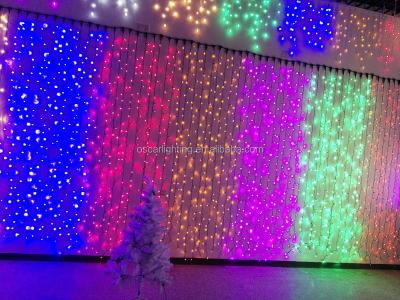 China Wedding fairy led curtain light, 220 voltage led curtain light, curtain wall lights decoration OS-RSL50 for sale