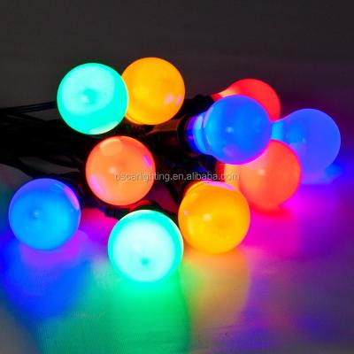 China Outdoor Use G45/E27 Outdoor Festoon Decoration Decorative Running Led Lights For Christmas LED Festoon Sash Fairy String Light For Xmas Decorums for sale