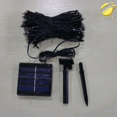 China Christmas Party Outdoor Decor 200 LED Solar Panel 2V 1400mAh Waterproof Led Decoration String Light for sale