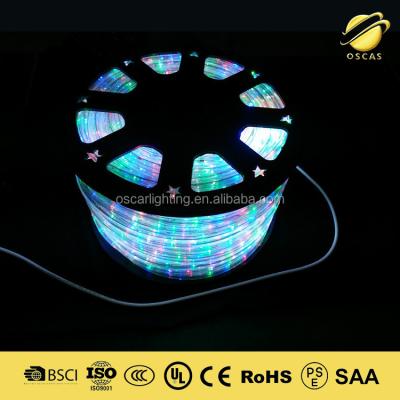 China PVC Christmas Led Rope Light With Sparkle LED Waterproof Outdoor IP65 for sale