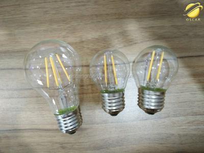 China E27 Glass Base G60 G45 Led Bulb For Festoon Lighting String Decoration for sale