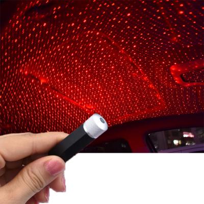 China Car USB Decorative Light Car Led Car Interior Decorative Starry Roof Accessories Lamp Projector Sky Ceiling Star Top Light for sale