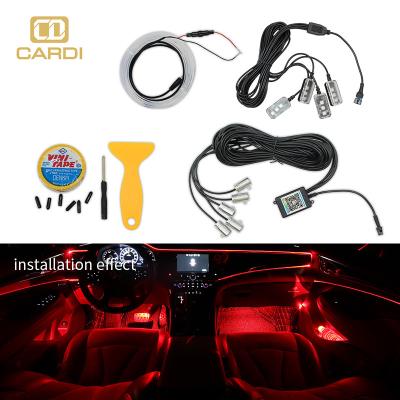 China Car Decorative Light New Product New Unique Style Car Led Atmosphere Flexible Strip Light for sale