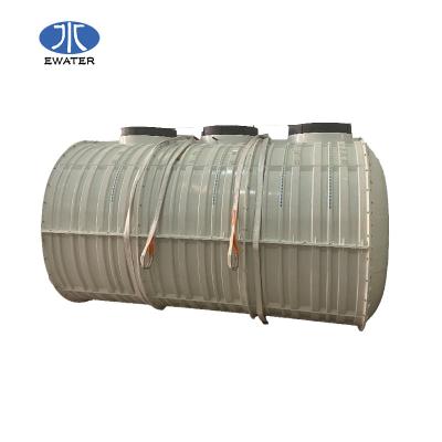 China Rural Sewage Treatment Plant Price Domestic FRP Cast Johkasou Water Purification Tank For Sewage Treatment Plant for sale