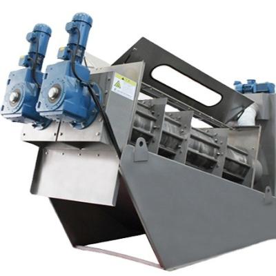 China Solid Waste Waste Water Water Treatment Equipment Automatic Dewatering Machinery Screw Filter Press Machine for sale