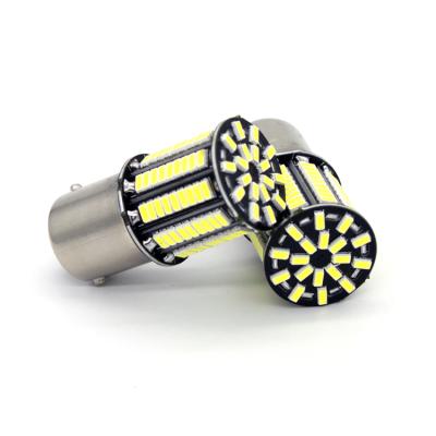 China Automotive Industry Free Sample 1156 Not Hyper 7440 Amber Fan Led Bulb for sale