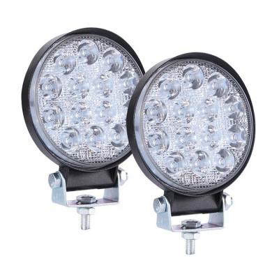 China Automotive Industry Around Light Bar 4 Inch 42W 14000LM Truck Boat Fog Driving Flood Led Work Lights for sale