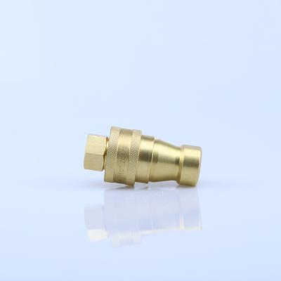 China Brass Pneumatic Construction Equipment KZD Hydraulic Quick Connector Couplings Hydraulic Open-end Fitting for sale