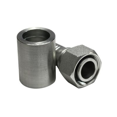 China Wholesale Metric Hydraulic Hose 24 Degree Cone O-Ring Heavy Series Hose Fitting Female Hydraulic Stamped Connectors for sale