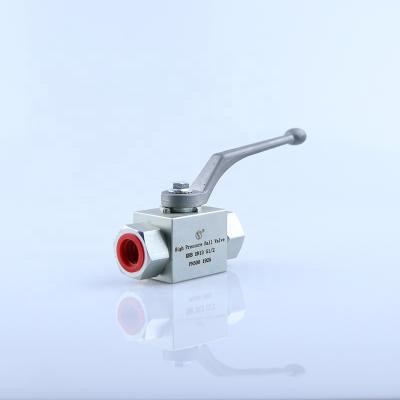 China Hydraulic Circuit 2 Way 1inch Female High Pressure Ball Valve for sale