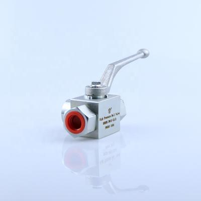 China Hydraulic System KHB3K 1/2 Inch BALL VALVE Three Way HIGH PRESSURE BALL VALVE for sale