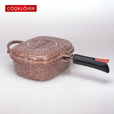 China Non Viable Double Sided Stick Grill Pan for sale