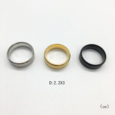 China To Make Girl Beautiful Amazon Hot Selling Men Rings 3 Pieces Gold Set Silver Black Solid Color Stainless Steel Ring For Men for sale