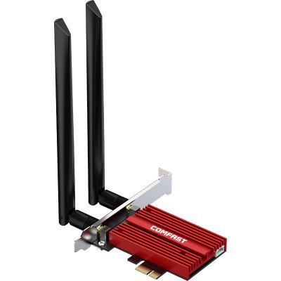 China Desktop Gigabit wifi 3000Mbps 6 Fast Wireless Network Card AX200 802.11ax Network Card PRO with bt5.0 for sale