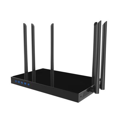 China Home WiFi Router Support Gigabit LAN Router 1200Mbps 4 Ports Gigabit LAN AC Management WiFi Remote Router for sale