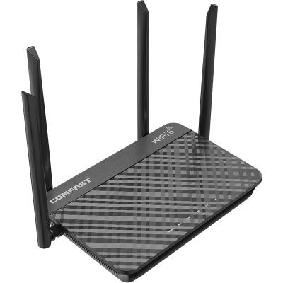 China OEM Wifi 6 Wifi 5router 802.11ax 1800Mbps Dual Band Indoor Quad Core Gigabit 2.4g 5g wifi router for sale