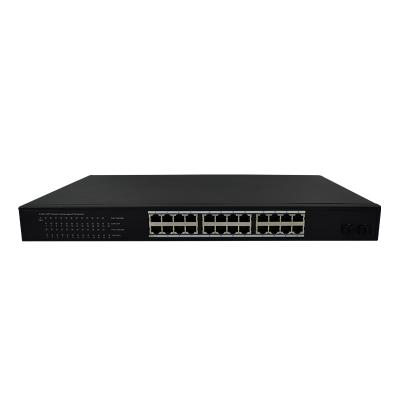 China POE Switch 24 Ports Gigabit Ethernet PoE Switch SG1241P 802.3ab/z/af/at 10000Base-tx 48v PoE for sale