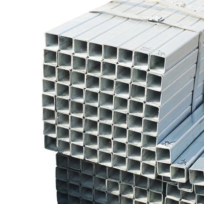 China High quality corrugated square boiler pipe tubing galvanized steel pipe rectangular iron tube price for car parks for sale