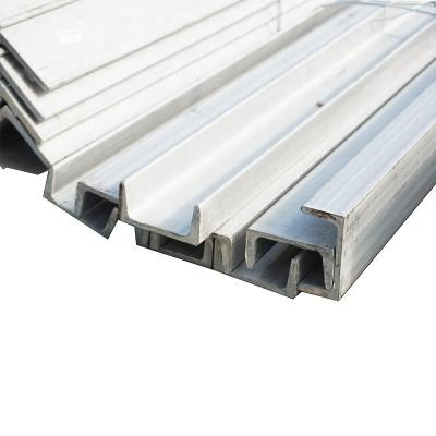 China Fluid Pipe ASTM GB Customized Size Galvanized High Quality Housing Construction Bridge Structural Steel Groove Beam for sale