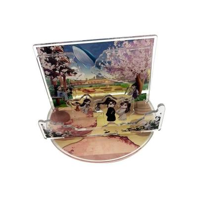 China Customization Service Welcomed Factory Secondary Wholesale Yuan Assembly Animation Acrylic Brand High Quality Table Ornament for sale