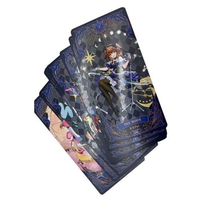 China Latest Eco-friendly Modern Custom Original Paper Wholesale Yuan Animation Tarot Cards Secondary Playing Card for sale