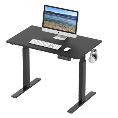 China Wholesale Modern Smart Wooden Ergonomic Height Adjustable Electric Stand (Height) Adjustable Up Desk Position Home Writing PC Computer Desks for sale