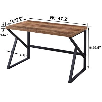 China Melamine Workstation Computer Home Office Executive Wooden Desk (Height) Adjustable Leg Cheap Modern Simple Furniture Metal Prices for sale