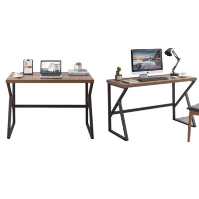 China (Size) Cheap Simple Style Adjustable Free Shipping Marble Solid Wood Office Computer Desks For 2 Computers for sale