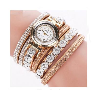 China DIVER Korean Velvet Strap Diamond Women's Bracelet Watch Fashion Jewelry Sets for sale