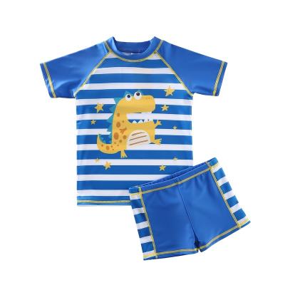 China Breathable New Arrival Two-Piece Swim Set Boy's Swimwear Swimsuit Swimwear Kid's Handsome Hot Selling for sale