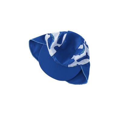 China Breathable Ntle New Logo Beach Kids Sun Hats Customized Sweegentle Cap UPF50 Sun Protect for sale