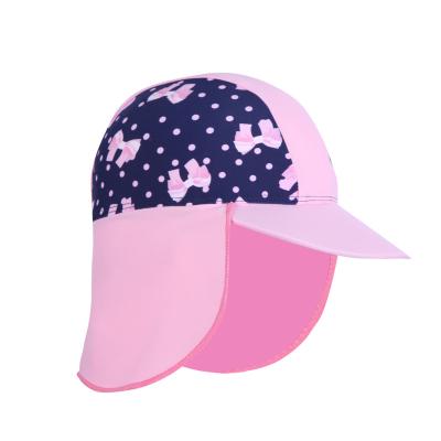 China Sweegentle Breathable 2022 Summer Kids Swimwear For Boys Baby Neck Protection From The Sun Girls Sun Hat for sale