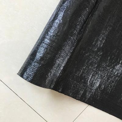 China Black grass repellent cloth Woven floor cloth for agricultural orchards planted with fruit trees Grass proof cloth for agricultural use for sale