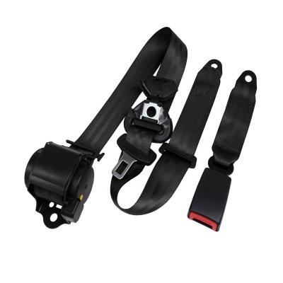 China Sports Emergency Locking Retractable Steel Lock Hook 3-Point Seat Belt for sale