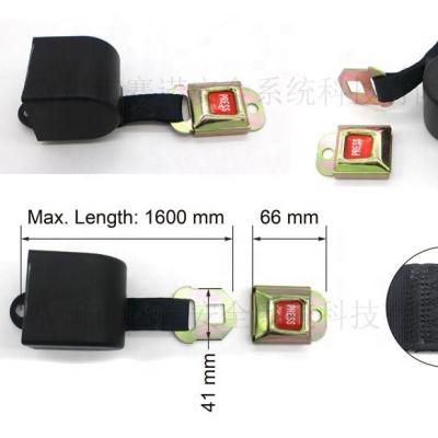 China High Quality Sports And Universal Retractable 2 Point Seat Belt Cargo Lashing for sale