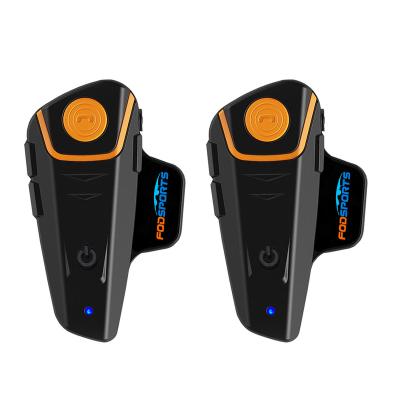 China Rinding 2pcs Fodsports BT-S2 Motorcycle Bluetooth Intercom Headset For Helmet for sale