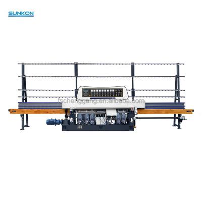 China Straight Line Edging Architectures Glass Furniture Home Appliance Glass Machinery Vertical Sharpening Line for sale