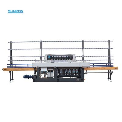 China Architectures furniture appliance CGZ9325-45 45 degree automatic straight line chamfer miter glass edging machine for sale