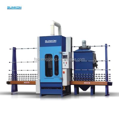 China Building Material Shops CGPS-2000P Industrial Automatic Vertical Glass Sandblasting Machine Glass Sandblaster for sale